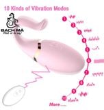  Trứng rung cá voi kích dục cho nữ điều khiển từ xa 10 chế độ 