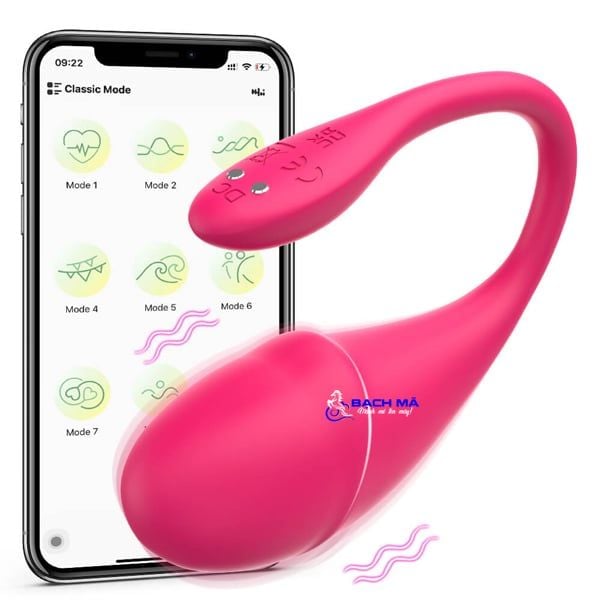  Trúng rung đầu dương vật điều khiển từ xa qua APP bluetooth 