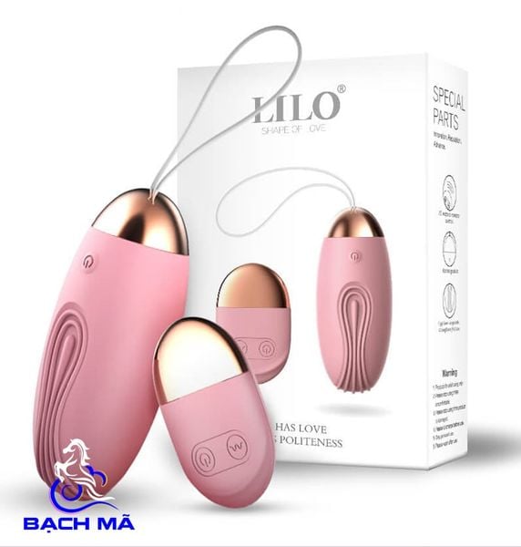  Trứng rung điều khiển từ xa rung 10 tần số chính hãng Lilo 