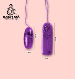  Trứng rung giá rẽ mini 1 đầu có dây màu xanh trong suốt 