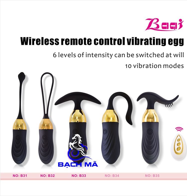  Trứng rung không dây điều khiển qua app 2 đầu Luminos B35 