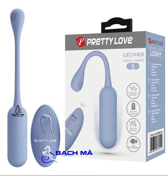  Trứng rung không dây Pretty Love Lechies điều khiển từ xa màu xám 