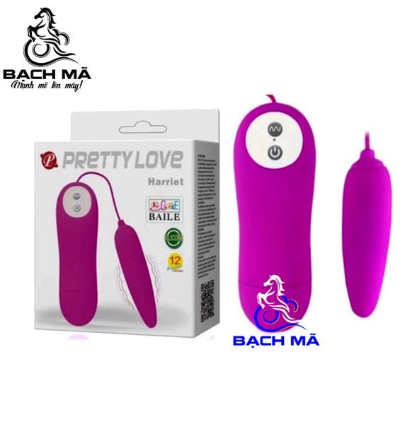  Trứng rung Pretty Love Harriet cho nữ 1 đầu 12 chế độ rung 