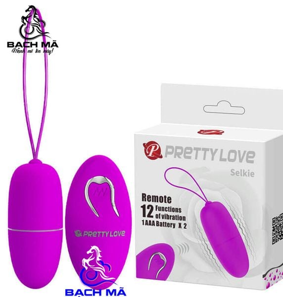  Trứng rung Pretty Love Selkie thủ dâm điều khiển từ xa 12 chế độ 
