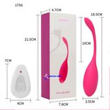  Trứng rung tích điện điều khiển từ xa bằng remote Levett 