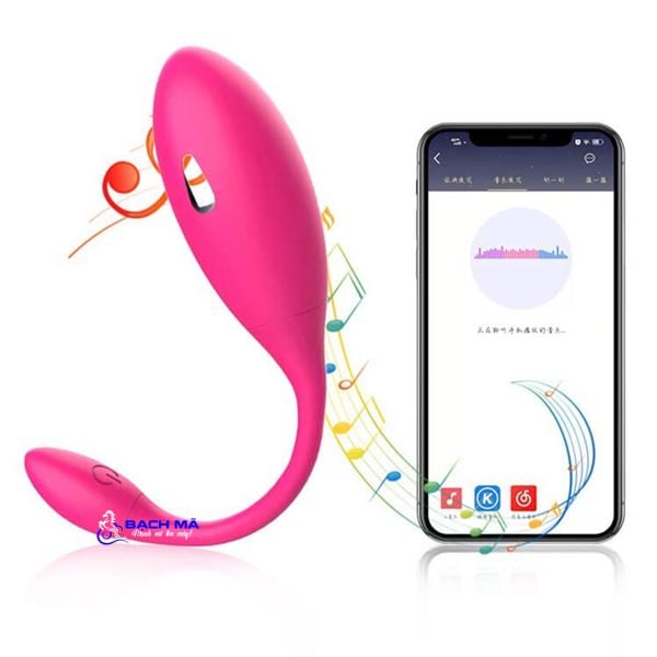  Trứng rung tích điện điều khiển từ xa qua app bluetooth 