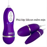  Trứng rung tình yêu 2 đầu cho nữ 12 chế độ rung cực mạnh 