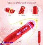  Trứng rung tình yêu 2 đầu hoa hồng cao cấp chính hãng 