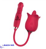  Trứng rung tình yêu 2 đầu hoa hồng cao cấp chính hãng 