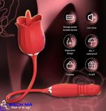  Trứng rung tình yêu 2 đầu hoa hồng cao cấp chính hãng 