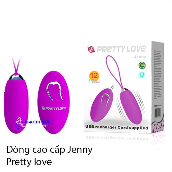  Trứng rung tình yêu cao cấp Jenny điều khiển từ xa 12 chế độ 