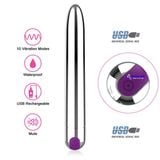  Trứng rung tình yêu inox hình viên đạn size lớn rung 10 chế độ 