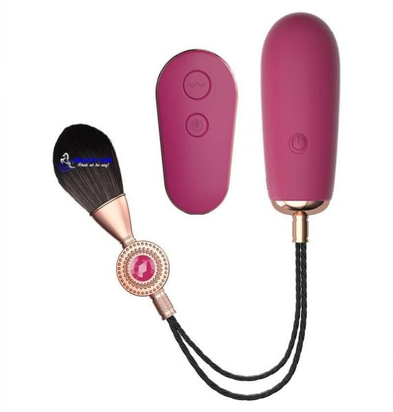  Trứng rung tình yêu mini không dây điều khiển từ xa màu hồng 