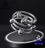  Vòng bi inox đeo dương vật kích thích điểm G cho nữ 