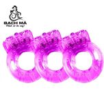  Vòng rung đeo dương vật giá rẻ Silicon Vibra Hole Ring Baile 