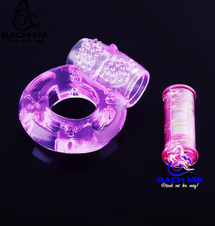  Vòng rung đeo dương vật giá rẻ Silicon Vibra Hole Ring Baile 