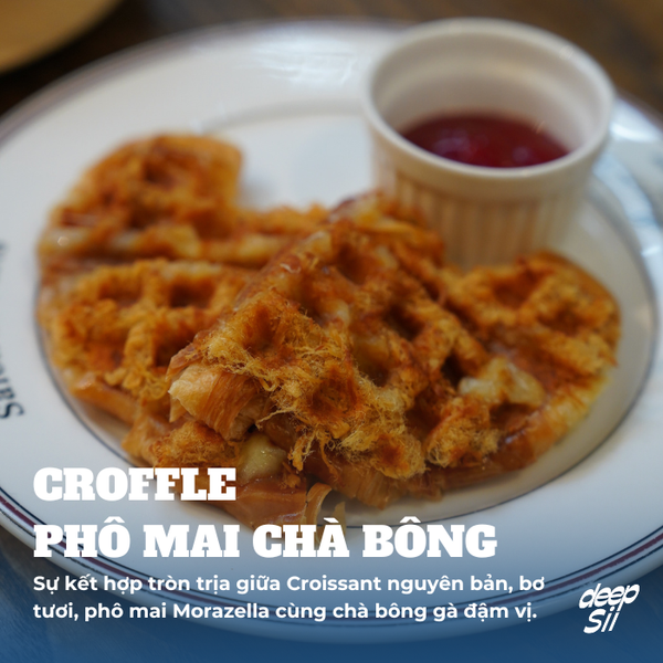  CROFFLE PHÔ MAI CHÀ BÔNG 