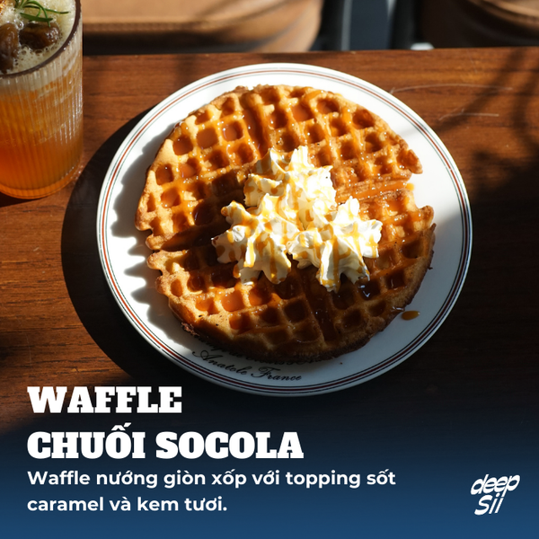  WAFFLE CARAMEL KEM TƯƠI 