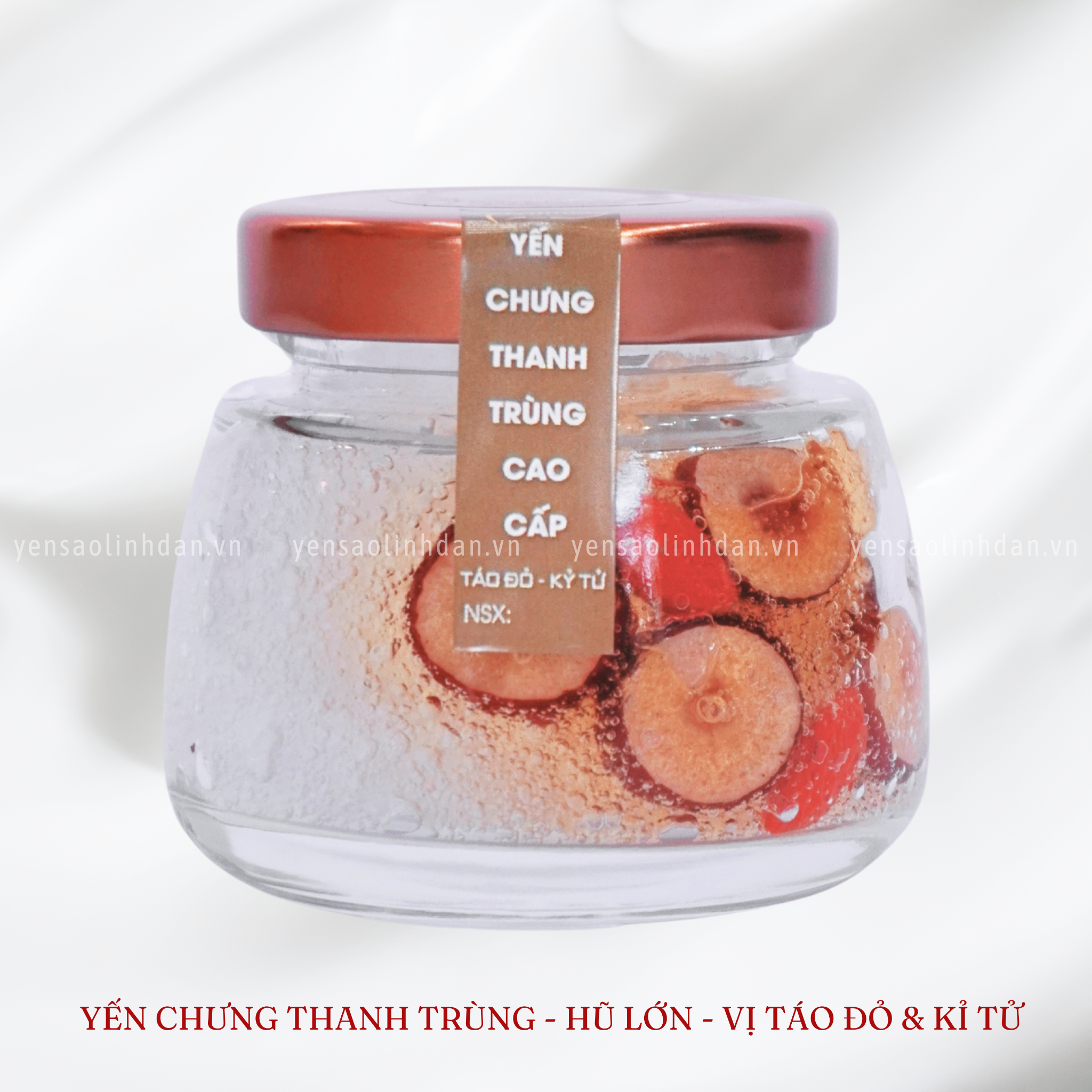  Set Quà Yến Chưng Thanh Trùng 8 hũ lớn (có hộp) 