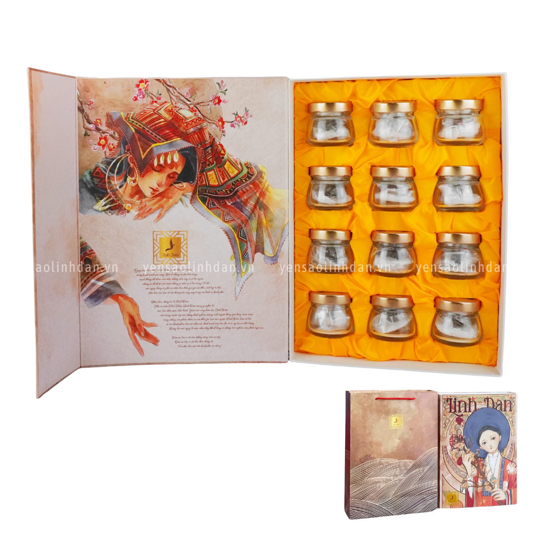  Set Quà 12 Hũ Yến Khô 