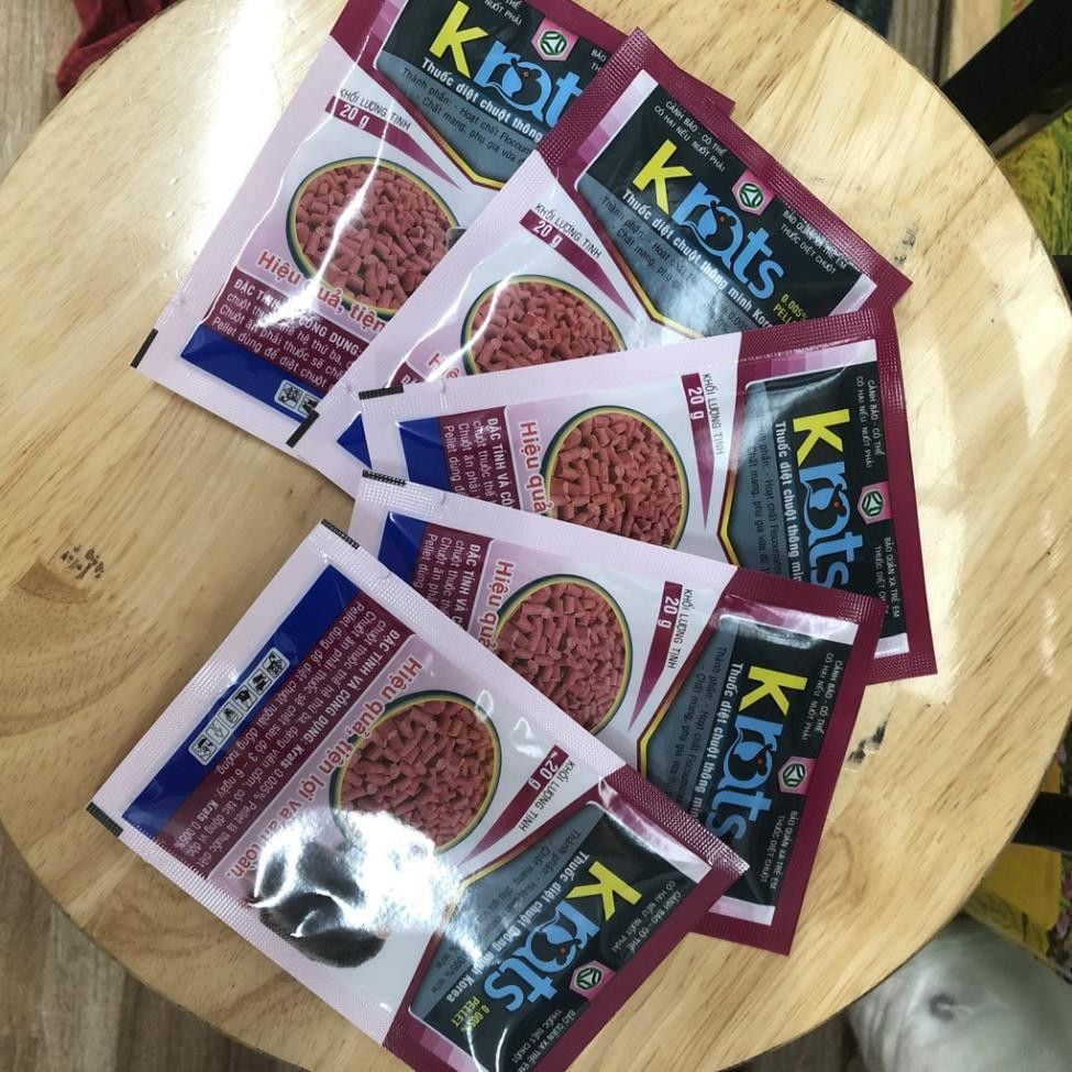 Thuôc diệt chuột thông minh Korea dạng viên cốm 20g – Nông Nghiệp An Việt