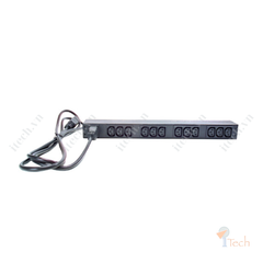 Bô phối nguồn APC AP9565 - NetShelter Basic Rack PDU, 1U, 1PH, 3.7kW 230V 16A or 3.3kW 208V 16A, x12 C13 outlets, C20 cord