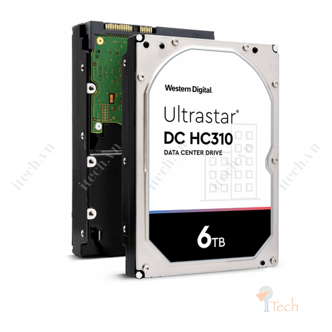 Western Digital Ultrastar DC HC310 HUS726T6TAL5204 0B36073 6TB 7.2K RPM SAS 12Gb/s 512e 256MB 3.5