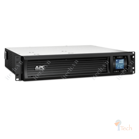 Bộ lưu điện APC Smart-UPS C, Line Interactive, 1000VA, Rackmount 2U, 230V, 4x IEC C13 outlets, USB and Serial communication, AVR, Graphic LCD-SMC1000I-2U