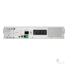 Bộ lưu điện APC Smart-UPS C, Line Interactive, 1000VA, Rackmount 2U, 230V, 4x IEC C13 outlets, SmartConnect port, USB and Serial communication, AVR, Graphic LCD-SMC1000I-2UC