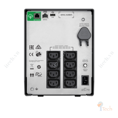 Bộ lưu điện UPS - APC Smart-UPS C, 1000VA, Tower, 230V, 8x IEC C13 outlets, SmartConnect port-SMC1000IC