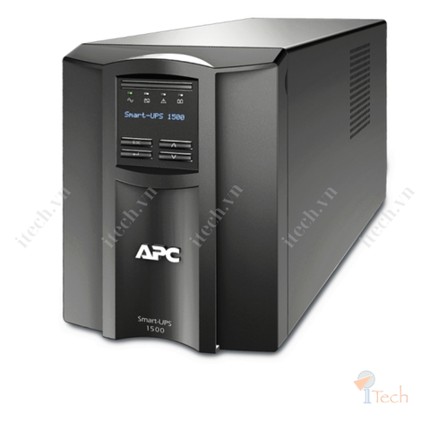Bộ lưu điện APC Smart-UPS, Line Interactive, 1500VA, Tower, 230V, 8x IEC C13 outlets, SmartConnect Port+SmartSlot, AVR, LCD-SMT1500IC