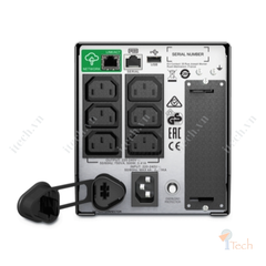 Bộ lưu điện APC Smart-UPS, Line Interactive, 750VA, Tower, 230V, 6x IEC C13 outlets, SmartConnect Port+SmartSlot, AVR, LCD-SMT750IC