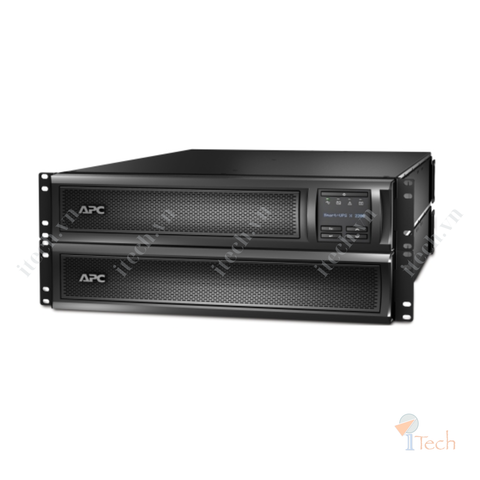 Bô lưu điện APC Smart-UPS X, Line Interactive, 2200VA, Rack/tower convertible 2U, 200V-240V, 8x C13+1x C19 IEC, SmartSlot, Extended runtime-SMX2200RMHV2U