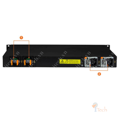Bộ chuyển mạch Supermicro SSE-G3748R-SMIS 25Gb Ethernet Switch Offers 48x1G, 6x 25G Uplink Ports Reverse Airflow (Back to Front)