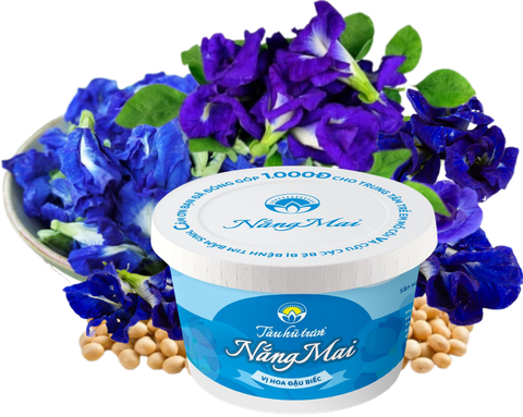  Tàu hũ tươi vị hoa đậu biếc (100g) 