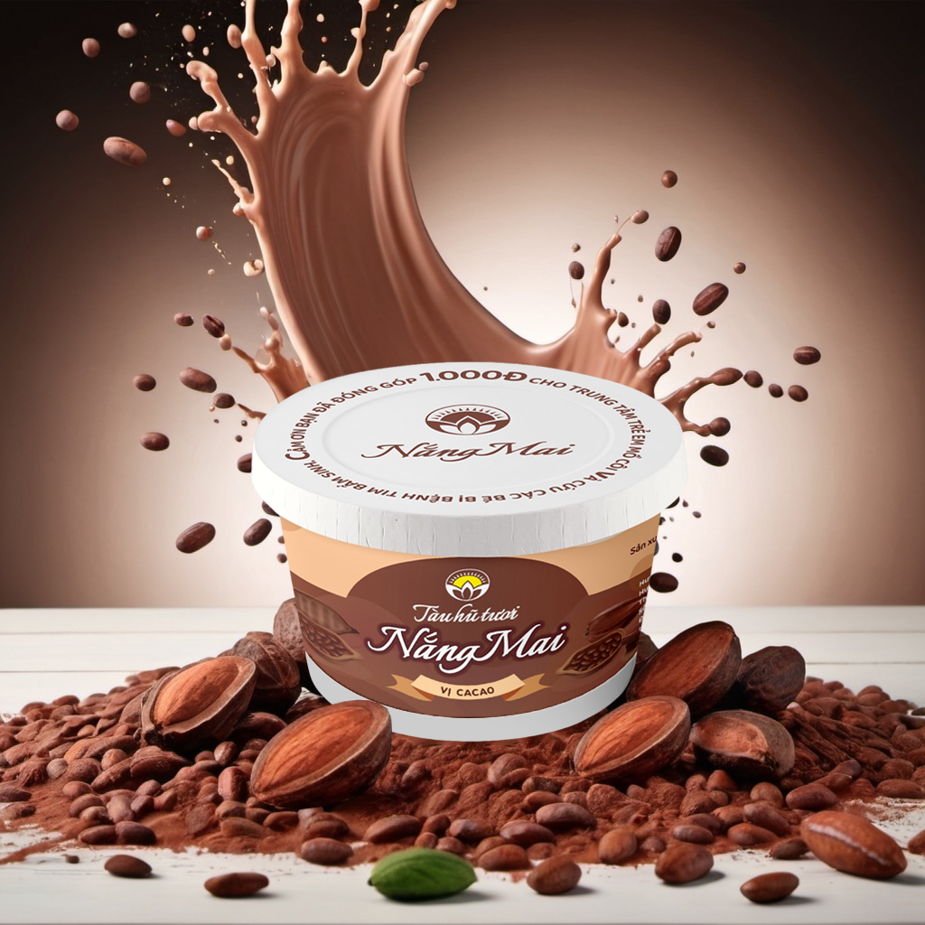  Tàu hũ tươi vị cacao (160g) 
