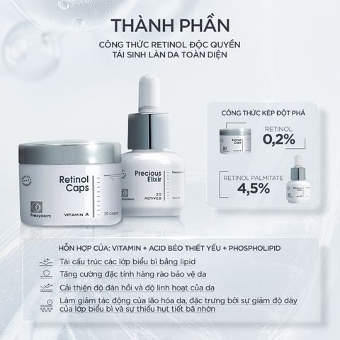 Bộ retinol trẻ hóa da cao cấp độc đáo Frezyderm Age Repair Set