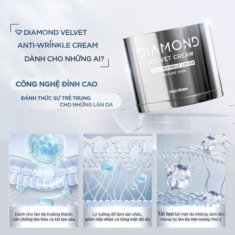 Kem chống lão hóa da cao cấp Frezyderm Diamond Velvet Anti-Wrinkle Cream 50ml