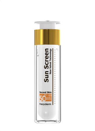 Gel chống nắng kiềm dầu Frezyderm Sun Screen Velvet Face 50+ không màu 50ml