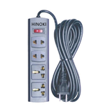  Ổ cắm HINOKI 4 lỗ liền dây chống cháy, chịu tải cao 2200W 