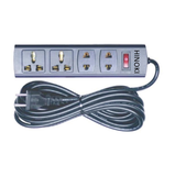  Ổ cắm HINOKI 4 lỗ liền dây chống cháy, chịu tải cao 2200W 
