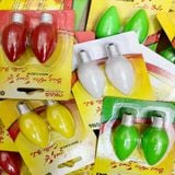  Bóng đèn Led trái ớt, bóng đèn càna, bóng đèn thờ Okas nhiều màu (QN), giá cho 2 bóng 