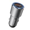  Cóc sạc nhanh xe hơi/ ô tô DuDao 2 cổng USB và Type C 20W 