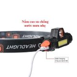  Đèn pin Mini, đèn pin led đội đầu siêu sáng tích hợp pin liền siêu tiện lợi 
