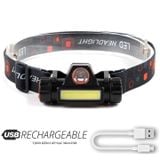  Đèn pin Mini, đèn pin led đội đầu siêu sáng tích hợp pin liền siêu tiện lợi 