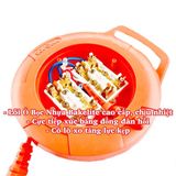  Ổ cắm cuốn dây Sopoka 4 lỗ lõi chịu nhiệt 2200W (Q45R, Q75R) 