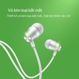  Tai nghe có dây ROBOT RE101S nghe nhạc, đàm thoại, cổng kết nối 3.5mm, dây chống rối 