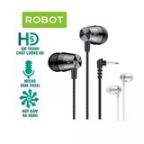  Tai nghe có dây ROBOT RE101S nghe nhạc, đàm thoại, cổng kết nối 3.5mm, dây chống rối 