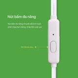  Tai nghe có dây ROBOT RE101S nghe nhạc, đàm thoại, cổng kết nối 3.5mm, dây chống rối 