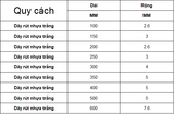  Dây rút nhựa trắng nhiều Size (bịch 100 sợi) 